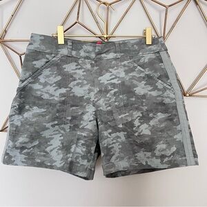 SPANX Women's Gray Camo Cargo Shorts
